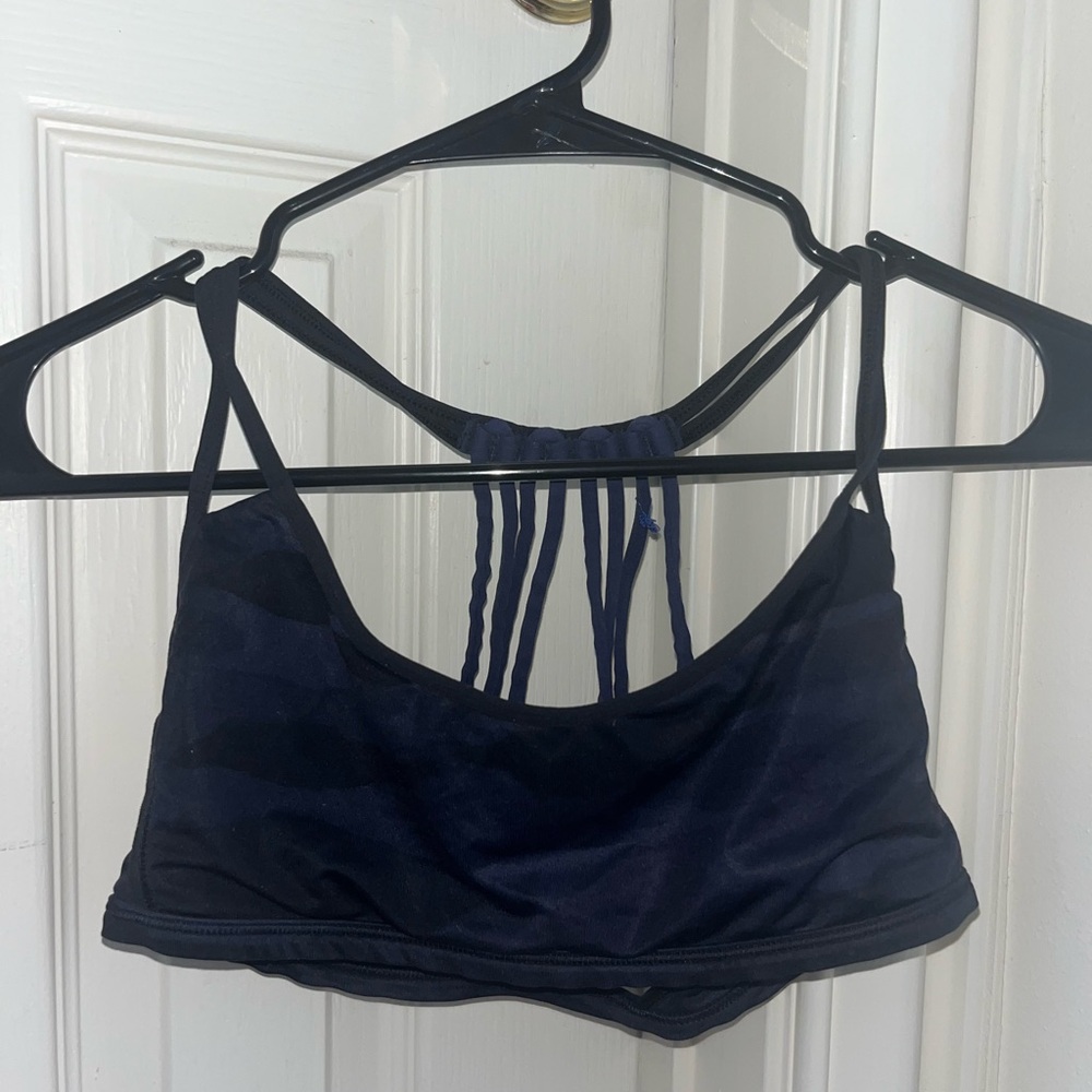 Blue Camo Lululemon Bra Size 6